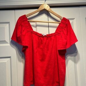 Reitmans Vibrant Red Blouse